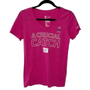 Nike NFL NY Giants Breast Cancer Awareness Tee
Pink short sleeve t-shirt M
